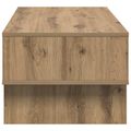 vidaXL Konferenčný stolík Remeselný dub 100 x 46 x 35 cm