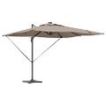 vidaXL Slnečník 286 x 284 x 270 cm Hliník a polyester Obdĺžnikový
