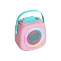 Bluetooth Karaoke set mikrofón a reproduktor KidsVoice Pink