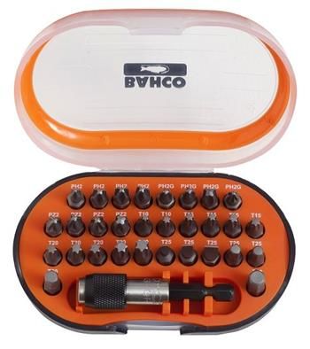 Bahco, Sada 31 bitov pre šrouby Phillips, Pozidriv, TORX® a držák bitov, 59S/31-3