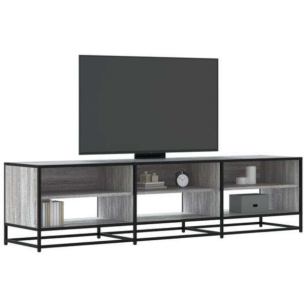vidaXL TV skrinka sivá sonoma 180x40x46 cm kompozitné drevo
