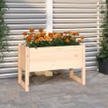 vidaXL Kvetináč 78x40x52 cm borovicový masív