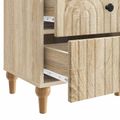 vidaXL Nočný stolík Dub sonoma 43 x 34,5 x 48 cm Kompozitné drevo