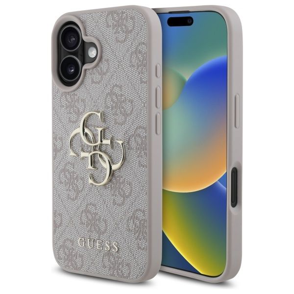 Guess obal pre iPhone 16 Plus 6,7" GUHCP16M4GMGPI 4G Big Logo ružová