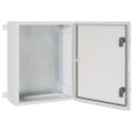 vidaXL Ovládacia skriňa Sivá 47 x 17,5 x 50 cm ABS plast