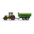 Traktor plastový so zvukom a svetlom s vlečkou
