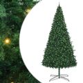 vidaXL Vianočný stromček Zelená 400 cm PVC