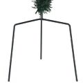 vidaXL Osvetlený umelý vianočný stromček k chodníku 2 ks, 76 cm, PVC