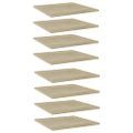 vidaXL Prídavné police 8 ks, dub sonoma 40x40x1,5 cm, drevotrieska