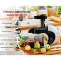 ADLER AD 4130, Odšťavovač/Juicer 150W, čierny