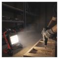 LED reflektor ELION 50W, červeno-čierny, IP65, 8000 lm, neutrálna biela