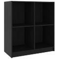 vidaXL Komoda čierna 70x33x76 cm masívne borovicové drevo