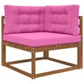 vidaXL Vankúš na vonkajšiu pohovku Polyester Ružová 80 x 80 cm