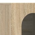 vidaXL Servírovacia skriňa ELST Sonoma dub 100 x 35 x 59 cm