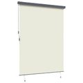 vidaXL Roleta Krémová 220 x 250 cm Textil a hliník