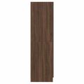 vidaXL Šatník hnedý dub 82,5x51,5x180 cm spracované drevo