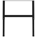 vidaXL Rámy na pracovné stoly 2 ks kovové 85x(69x95,5) cm čierne