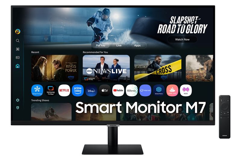 Samsung Smart Monitor/M70F/32''/VA/4K UHD/60Hz/4ms/Čierna/2R