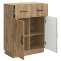 vidaXL Servírovacia skriňa Dub artisan 66 x 34,5 x 87 cm