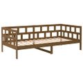 vidaXL Denná posteľ medovohnedá masívna borovica 90x200 cm