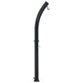 vidaXL Solárna sprcha čierna 214 cm 20 l