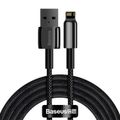 Baseus Tungsten Gold kábel USB na iP 2,4A 2 m (čierny)