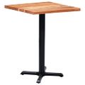 VidaXL Bistro Table Noha Čierna 56x56x72 cm Liatina