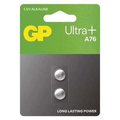Batéria A76F (LR44) GP Ultra Plus alkalická 2ks