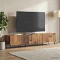 vidaXL TV skrinka Staré drevo 147 x 34,5 x 32 cm Kompozitné drevo