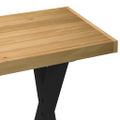 vidaXL Stôl NOAIN nohy v tvare X, 120x50x75 cm, borovicový masív