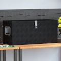 vidaXL Hliníková bednička 70x24 x42 cm lichobežníková strieborná