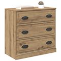 vidaXL Servírovacia skriňa Remeselný dub 70 x 35,5 x 67,5 cm