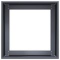vidaXL kvetináč antracit 40x40x40 cm Oceľ valcovaná za studena