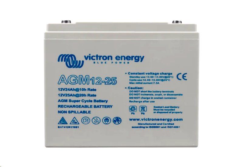 Baterie olověná  12V / 25 Ah  Victron Energy AGM Super Cycle Solární