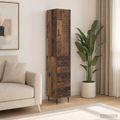 vidaXL Sada skríň 2 ks 33 x 34,5 x 90 cm Kompozitné drevo Staré drevo