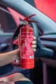 Práškový hasiaci prístroj FIRE STOP 1 kg, ABC, celokovový, vrátane kovového držiaka SIXTOL