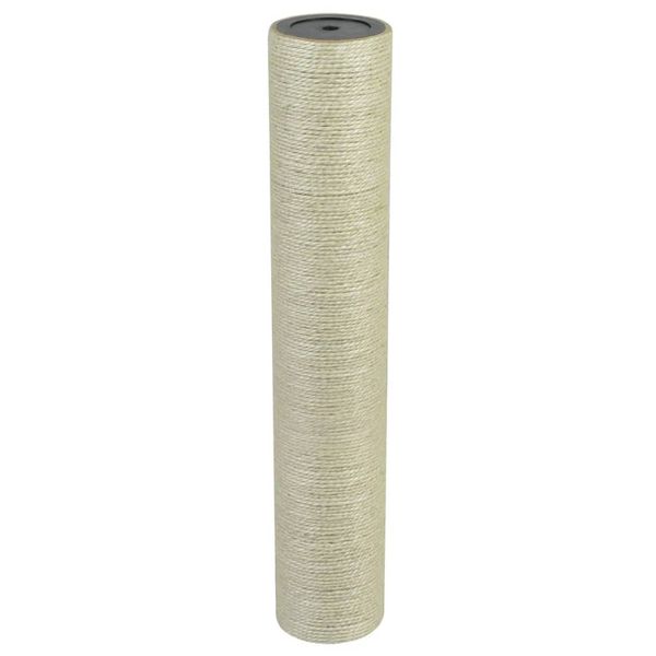 vidaXL Stĺpik na škrabanie pre mačky, 8x45 cm, 8 mm, béžový