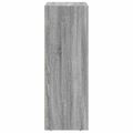 vidaXL Servírovacia skriňa ELST Sivý Sonoma 59 x 35 x 100,5 cm