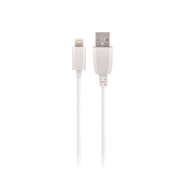 Maxlife kábel USB - Lightning 0,5 m 2A, biely (OEM0100963)