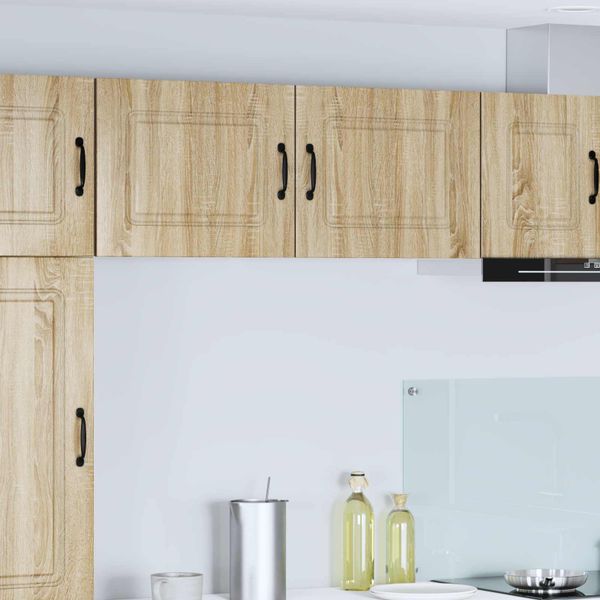 vidaXL Dvierka na umývačku Kalmar 2 pcs Sonoma dub 50 x 31 x 40 cm