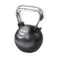 Vinylový kettlebell s chrómovaným úchopom HMS KGC 10 kg