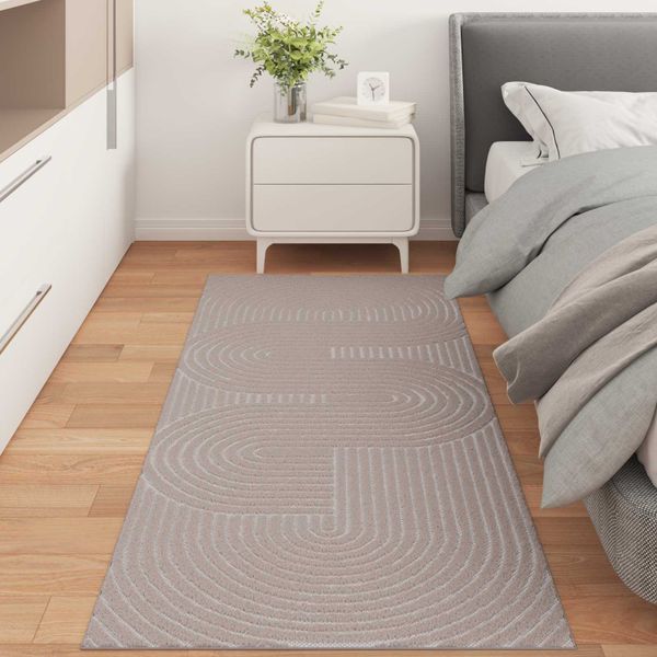 vidaXL Koberec do interiéru a exteriéru PALMERAS Béžová 150 x 80 cm