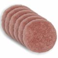 vidaXL Poťah na podložku 6 pcs HEERLEN Ružová Ø 40 cm PV fleece