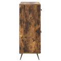vidaXL Servírovacia skriňa Dymový dub 66 x 34,5 x 90 cm