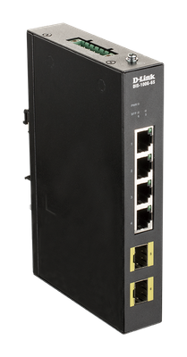D-Link DIS-100G-6S Priemyselný Gigabit unmanaged switch, 4GbE, 2 SFP