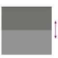 vidaXL roleta Blackout sivá 150x130 cm Šírka látky 146,6cm Polyester