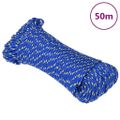 vidaXL Lodné lano modré 3 mm 50 m polypropylén