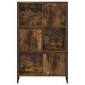 vidaXL Knižnica 68 x 30 x 108.5 cm Kompozitné drevo Dymová dub