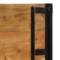 VidaXL Čelo postele 100 cm Masívna akácia a železo