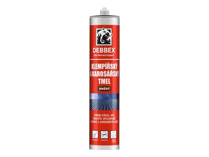 Tmel klampiarsky a karosársky DEBBEX hnedý 280ml